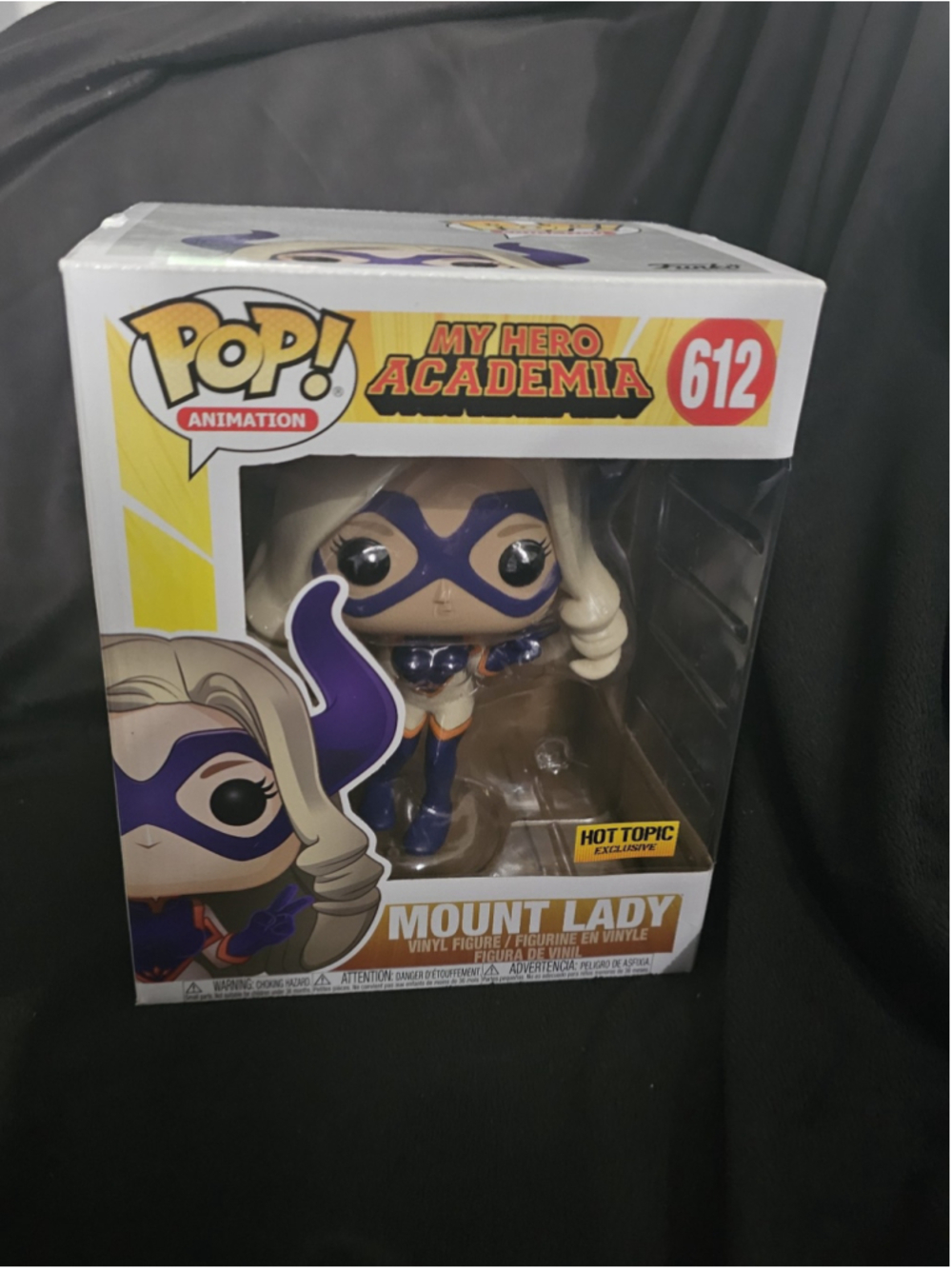 Funko Pop! My Hero Academia Mount Lady 612 Action Figure Purple White